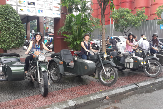 High light of Saigon by sidecar