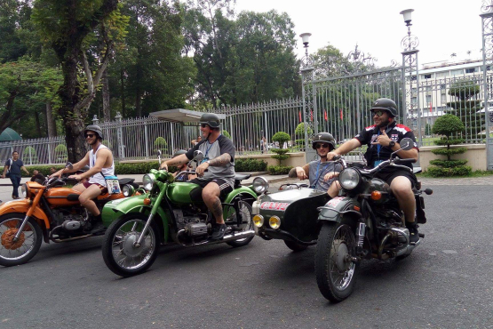 High light of Saigon by sidecar